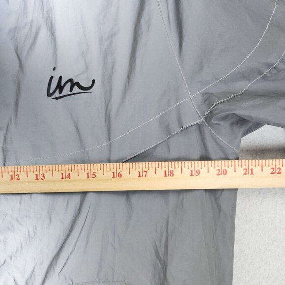 Imperial Motion Jacket Womens Small Silver Gray Camber Reflective Hooded Zip Up - Picture 7 of 16